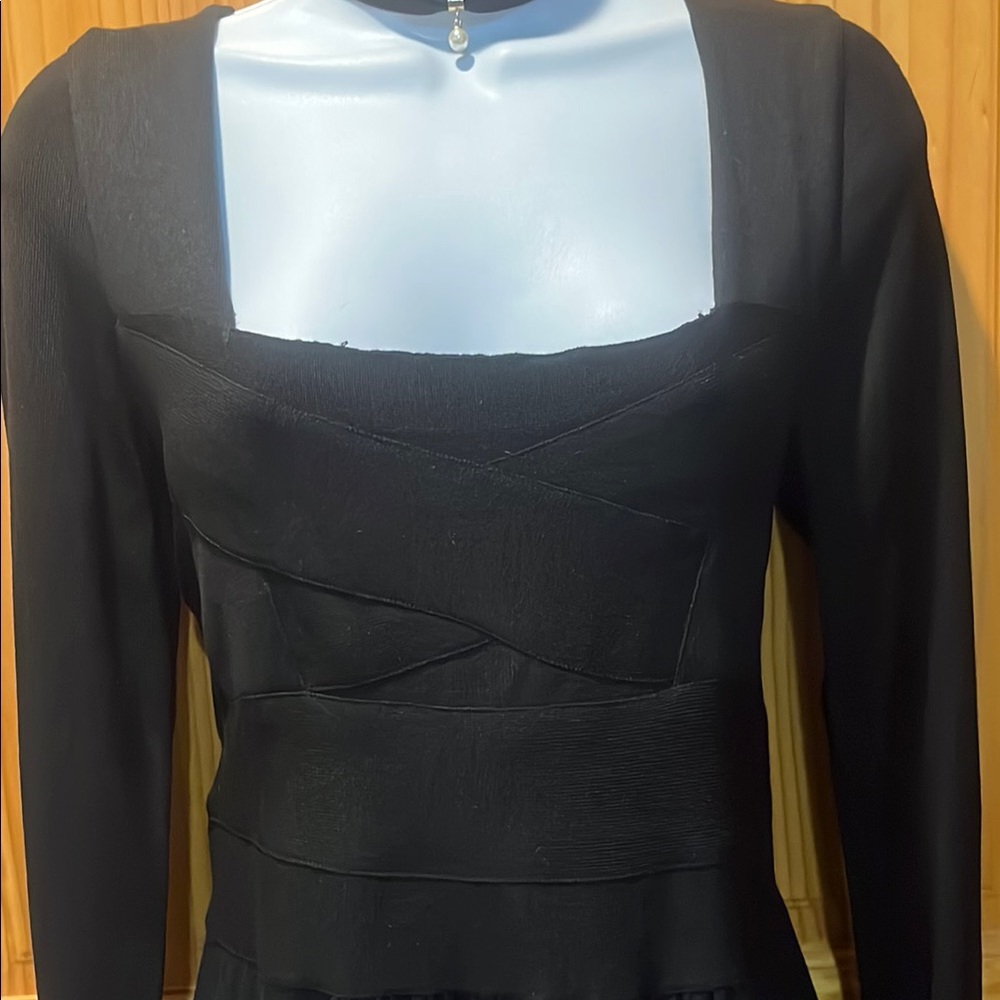 Beautiful Leifdottir Elegant Black Long Sleeve Dress - Picture 2 of 11